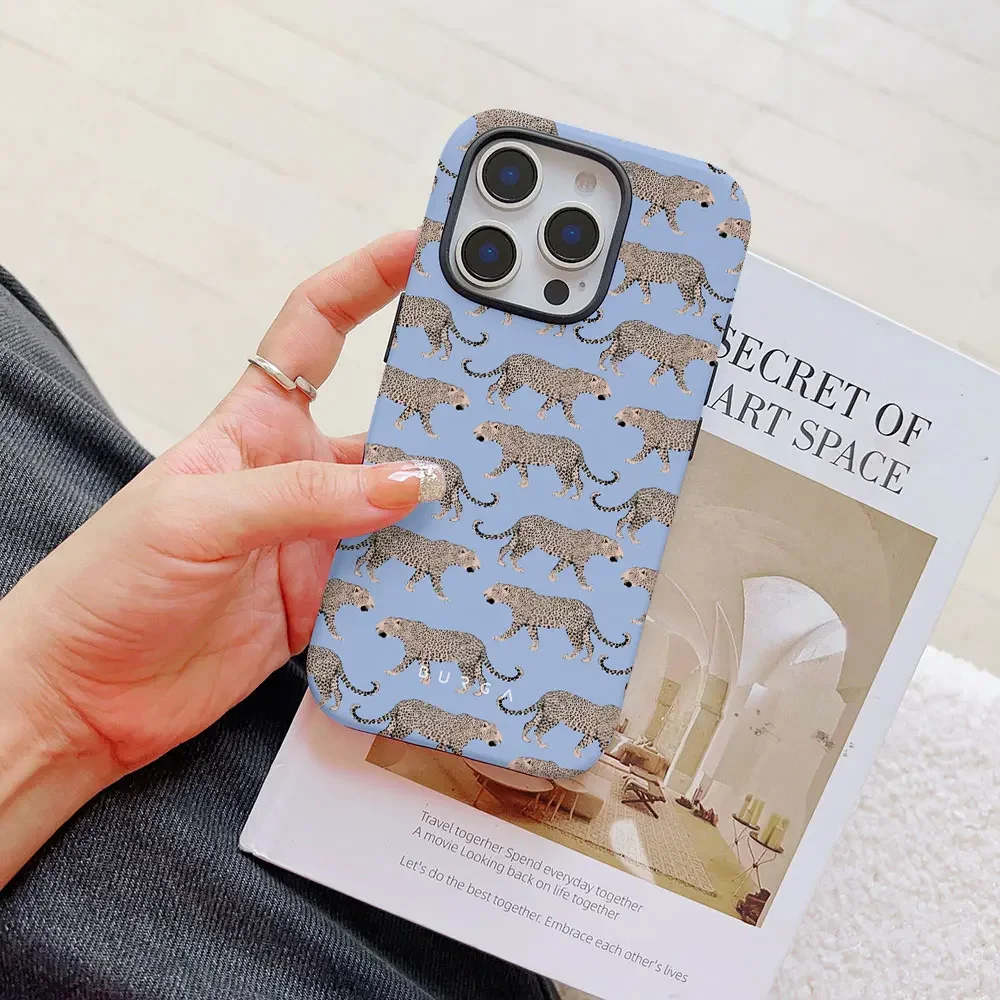 Чехол для телефона BURGA Tourist Trap Tiger Fashion iPhone 16 15 14 13 12 11 Pro Max Plus роскошная двухслойная