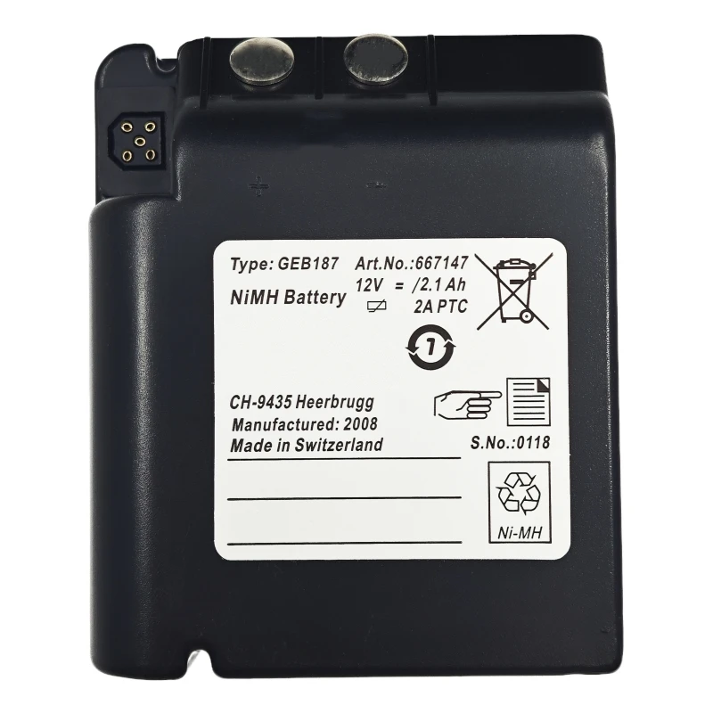 СОВЕРШЕННО НОВЫЙ аккумулятор GEB187 12 В 2100 мАч для тахеометра TCA1100 TCA1700 TCA1800 TPS1000 TPS2000