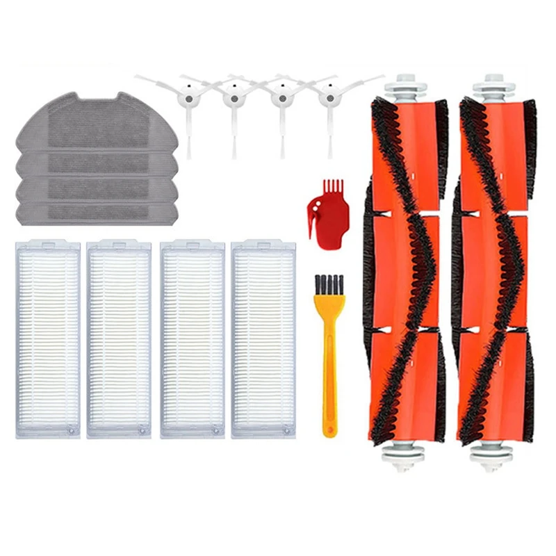 

Фильтр для робота-пылесоса Xiaomi Mi 2 Pro Lite MJST1SHW MJSTL, насадка на швабру, основная и боковая щетки, детали Mijia