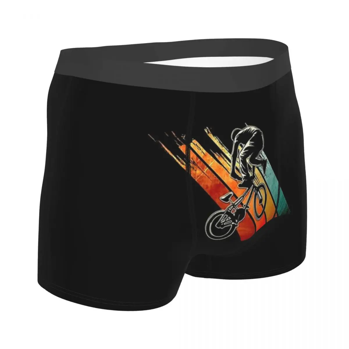 Винтажные трусы BMX Bike Racing в стиле ретро мужские мужское нижнее белье с принтом для