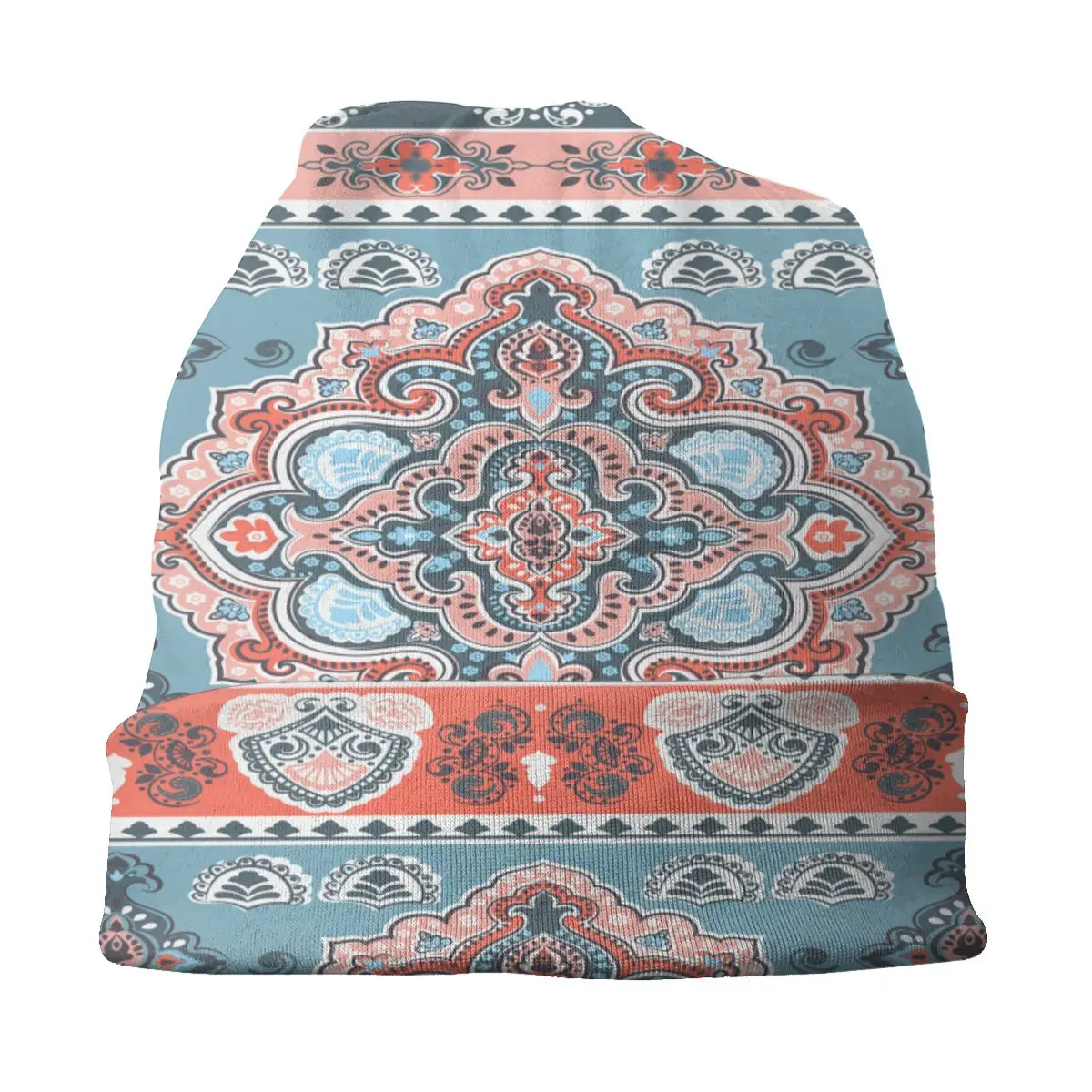 Повседневная шапка унисекс с индейскими цветами и Пейсли в этническом стиле