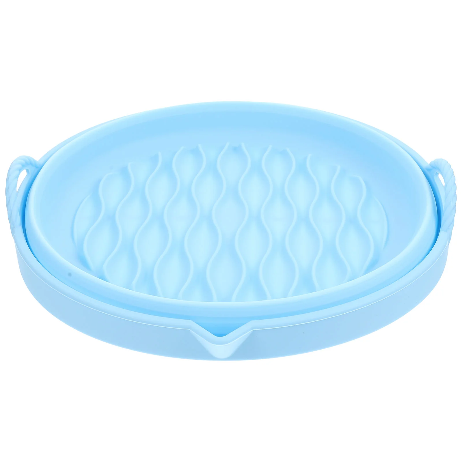 

Silicone Air Fryer Silicone Baking Molds Wok Nonstick Cake Baking Pan Grilling Table Oven Circular Tray Bakeware Air Fryer Pan