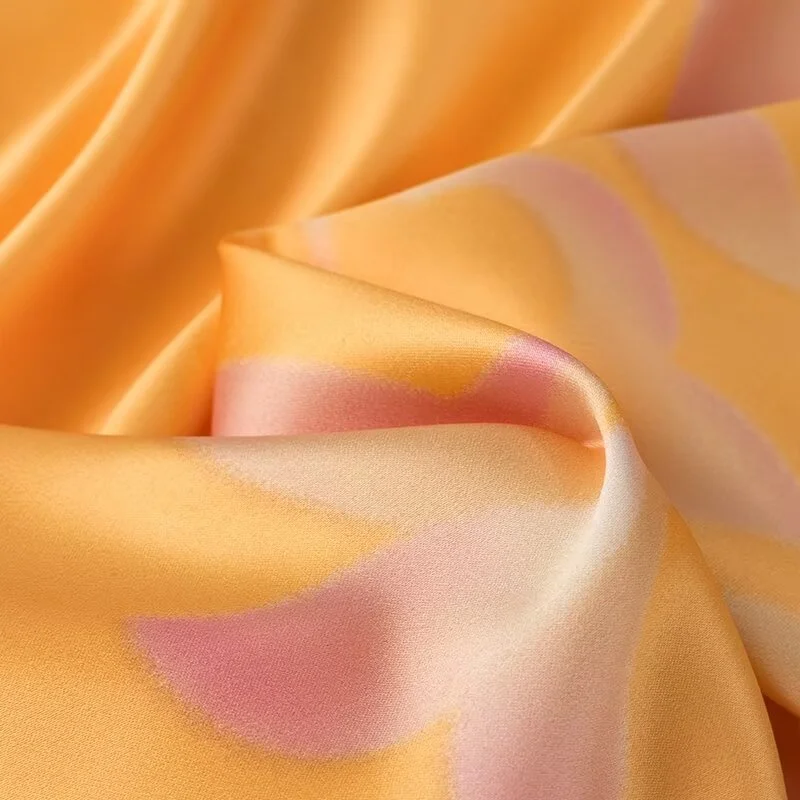 Новинка 2024 женские атласные платья-миди KEYANKETIAN с золотистым принтом лямкой на шее