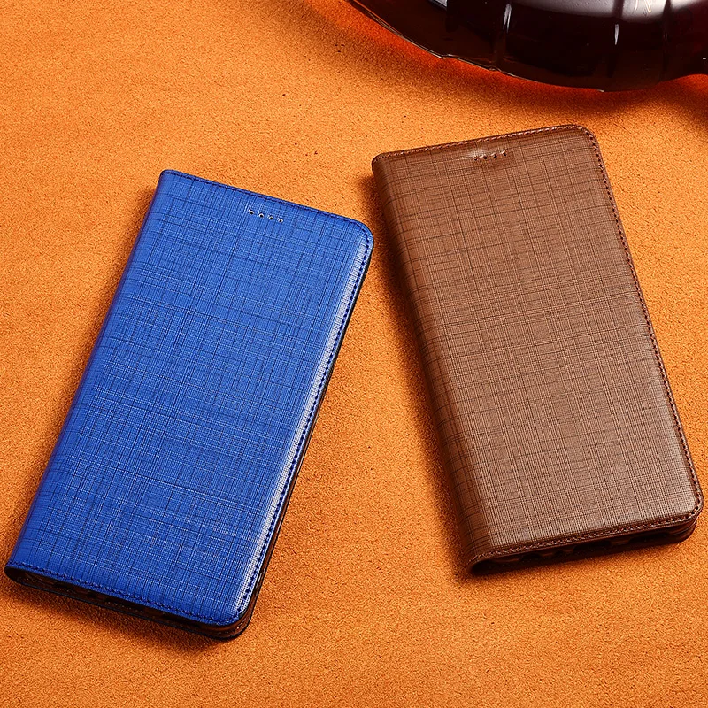 

Retro Genuine Leather Case For Samsung Galaxy M42 M01 M01S M02S M10S M30S M40S M60S M80S Wallet Card Pocket Magnetic Flip Cover