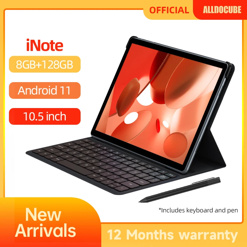 ALLDOCUBE  INote 10.5-inch Online Class Student Game Chasing Drama Android Tablet 2-in-1 Standard ( Keyboard + Pen)