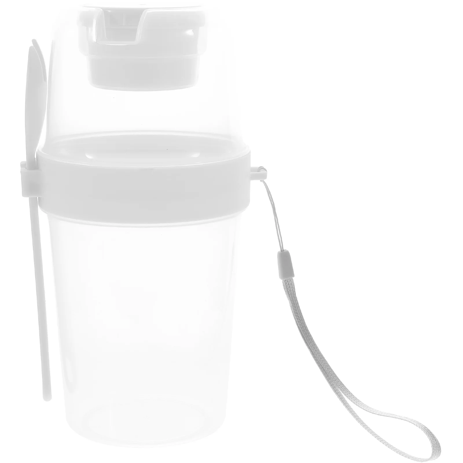 

Overnight Oats Containers Lids Carafe Portable Jars Bottle Salad Cup Pp Cereal Storage Mason Student Plastic