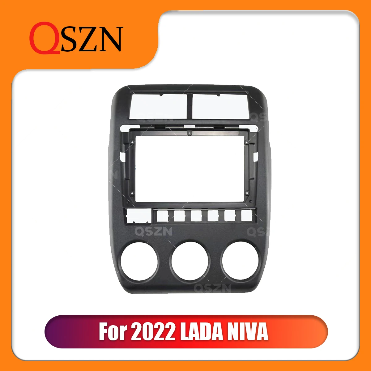 QSZN 9 Inch Car Radio Frame Fascia For 2022 LADA NIVA Bezel Panel Fit Installation Dashboard Mount Kit 2 Din