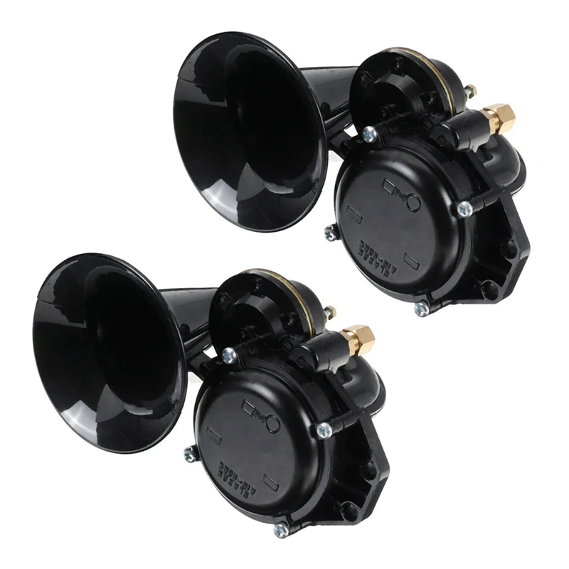 

2X 600DB 12/24V Electric Snail Air Horn Loud Sound For Car Motorcycle Truck Boat