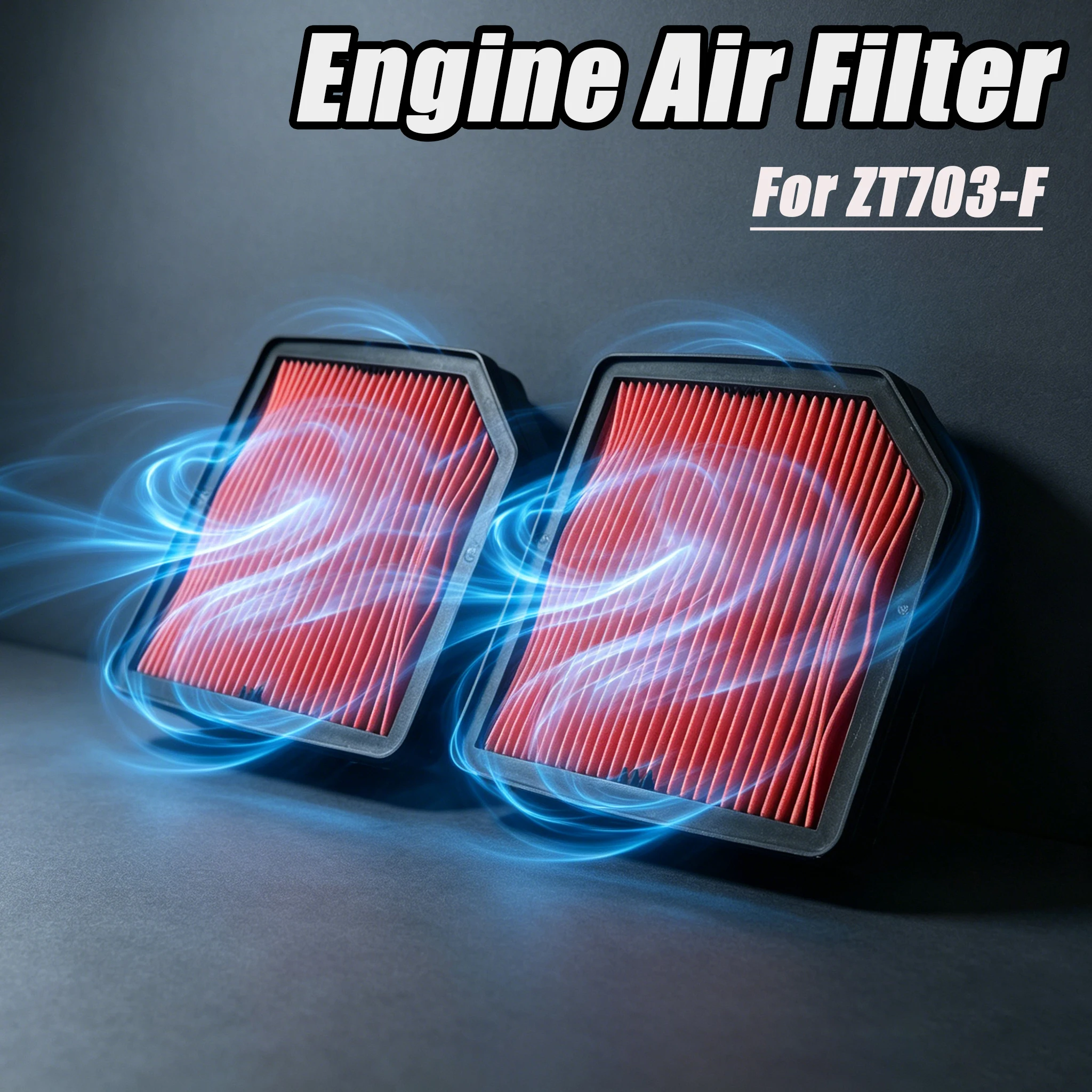 Фото Воздушный фильтр двигателя мотоцикла для ZONTES 703F ZT703-F ADV, сменный элемент воздушного фильтра, очиститель воздухозаборника, масляный фильтр, запчасть №1
