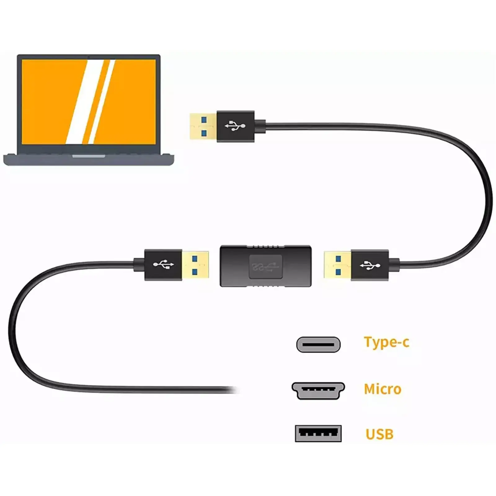 Переходник OTG USB 3 0 на Type C Micro Male Female конвертер для Macbook Connector X6H6