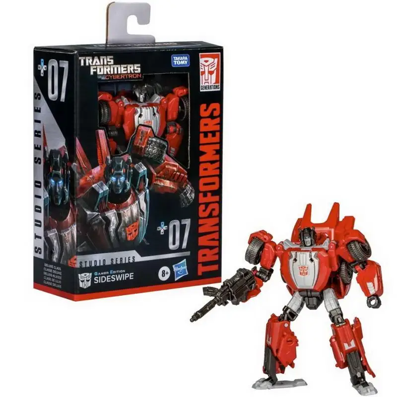 Трансформеры Toys Studio Series Deluxe War for Cybertron WFC 07 Gamer Edition Sideswipe 4 5-дюймовая фигурка в