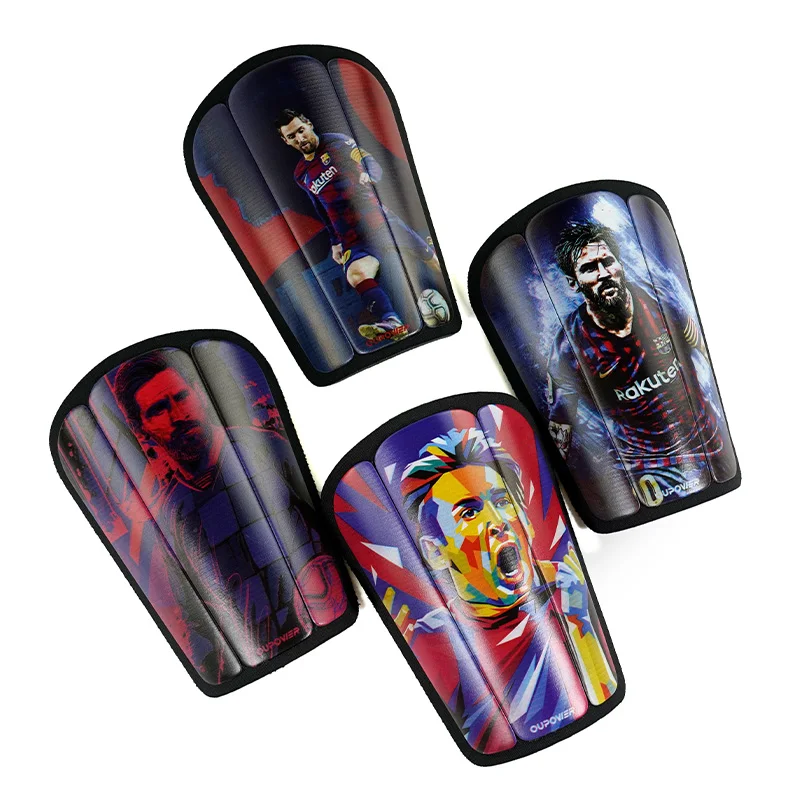 Защита голени Oupower-Carbon Fibre Soccer индивидуальный логотип персонализированное фото C3