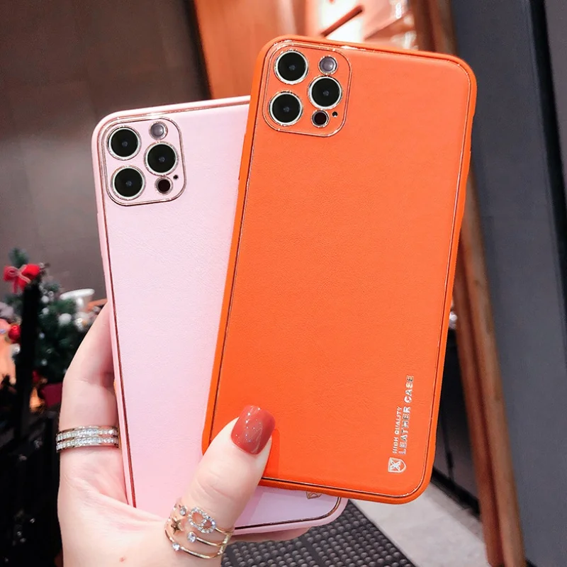 

JAVE High-Grade iPhone 12 pro max phone Case 11Phone Case Solid Color All Wrapped Cover 8 plus Suitable for XR