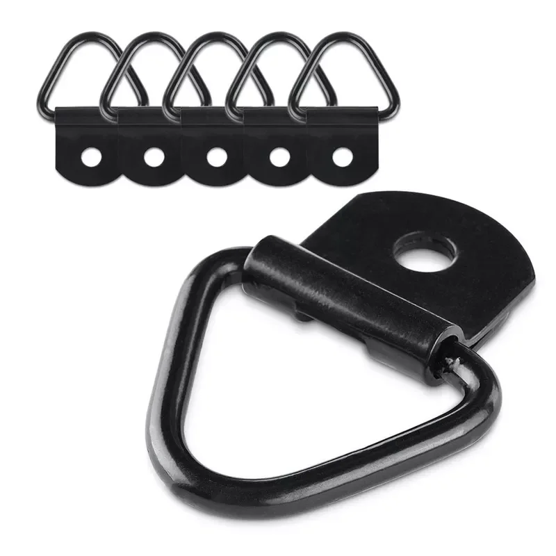 

20Pcs Cargo Tie Down D Shape Pull Hook Durable Metal Anchor Ring for Boat Trailer Truck Work Shop Garage