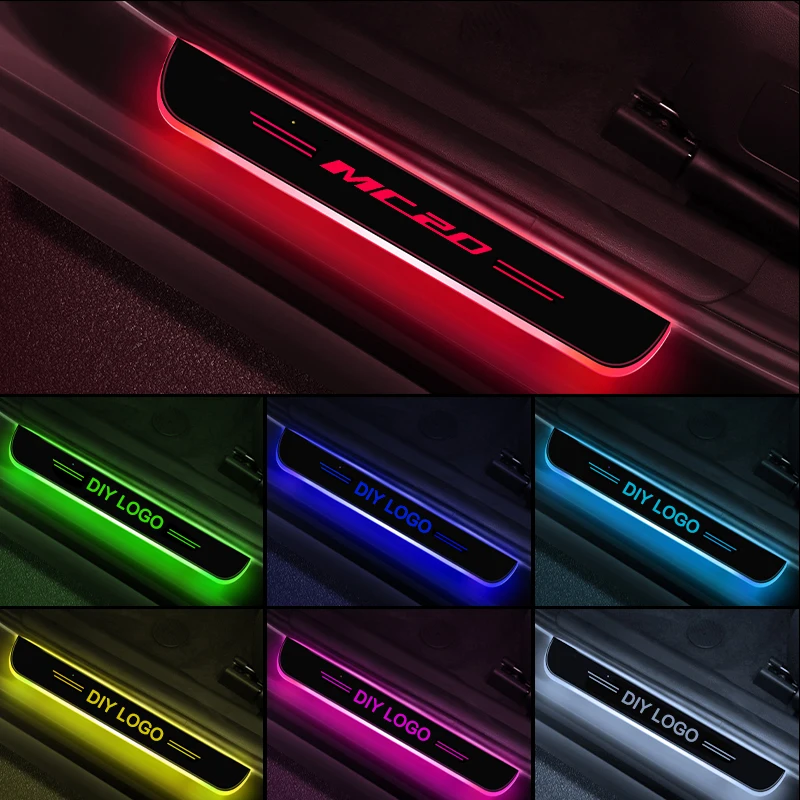 

LED Car Ambient Lights For Maserati Series Gran Turismo Ghibli Levante MC20 Quattroporte Accessories Customizable Pedal Lights