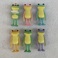 creative frog series action figure fat frog arrow poison frog bulleye frog cute creative model ornament toys