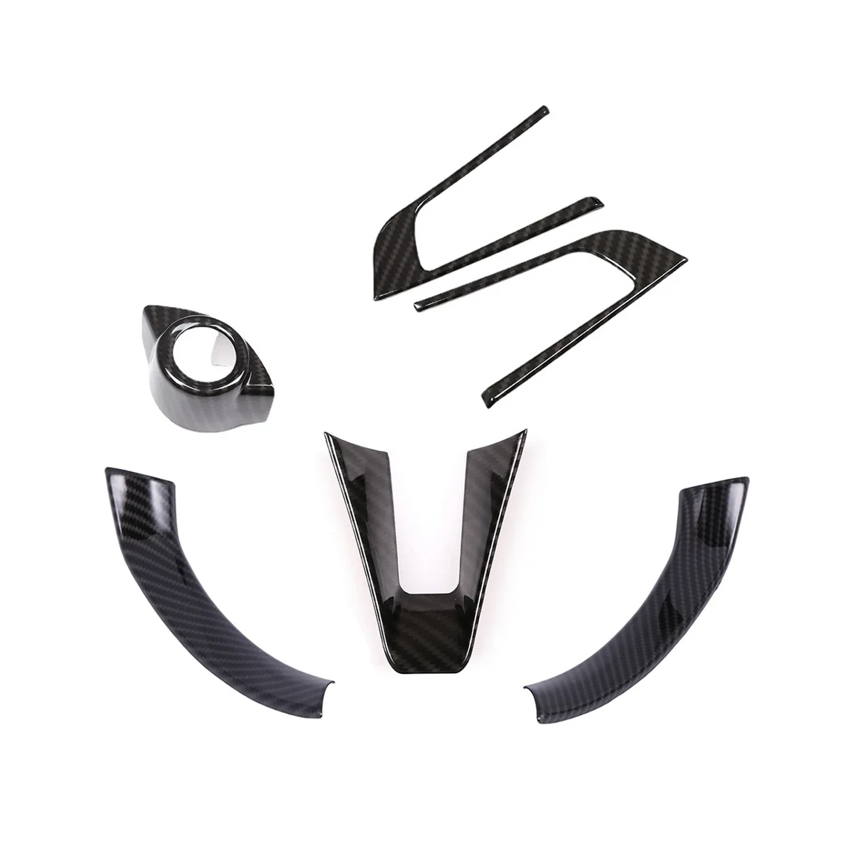 

Аксессуары для интерьера чехол рулевого колеса автомобиля Trim для Alfa Romeo Giulia Stelvio 2017 2018 2019