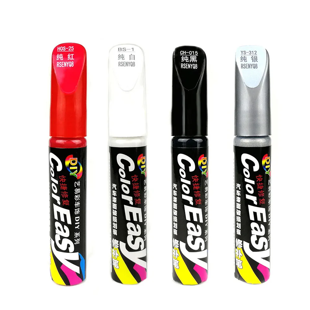 

Car Color Fill Paint Pen Repair Scratch Remover White Red Black Silver Professional Repair Paint Pen Remove Care Car Beauty