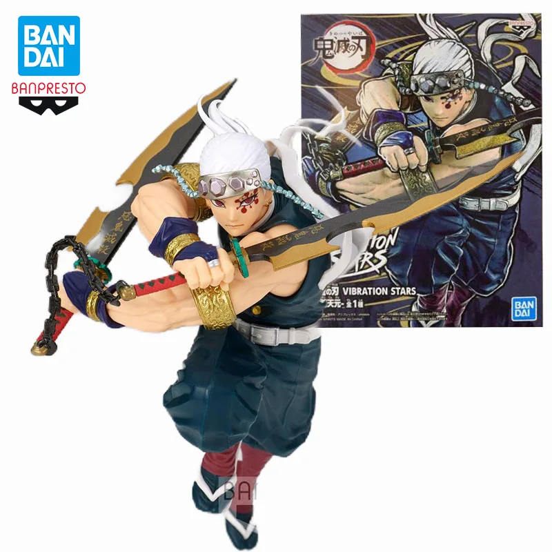 

Spot Goods 13Cm Original Banpresto Demon Slayer Uzui Tengen Vibration Stars Anime Figur Action Figures Collection Model Toys