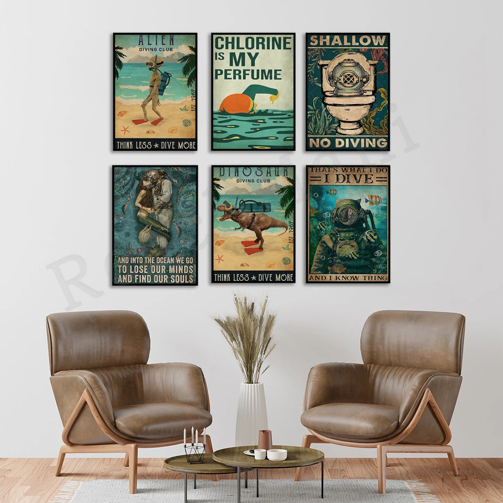 Хлор-это мой парфюм плакат для плавания без погружения на мелководье забавное