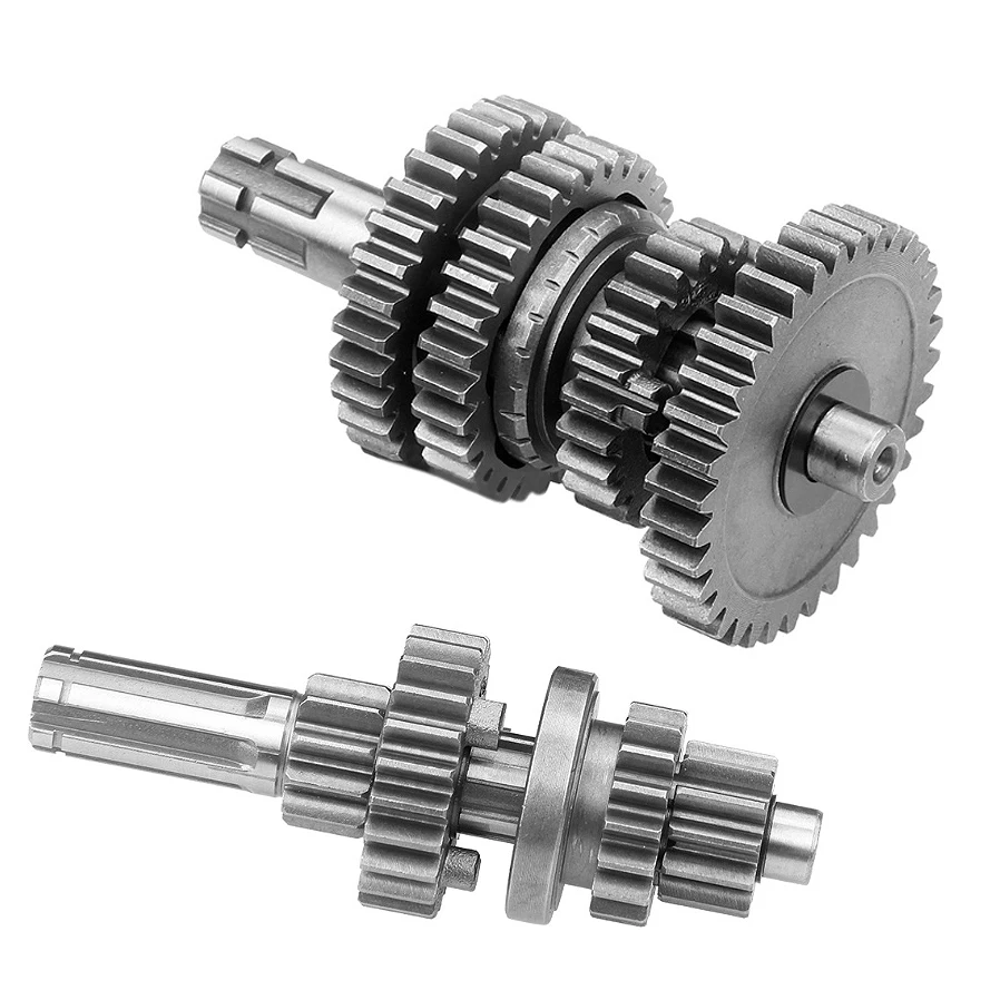 

Main Counter Shaft with Reverse (3 Forward Plus 1 Reverse Gear) for 110-125CC ATV Dirt Bike ATV Horizontal Engine