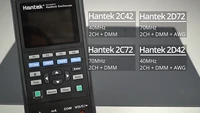hantek2d42 40mhz dmm awg 3 in 1 arbitrary waveform generator multimeter portable hantek digital 2 channel oscilloscope