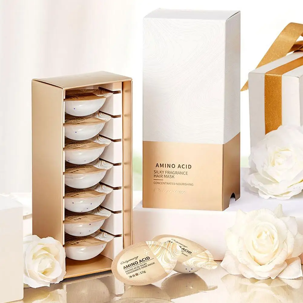 7 шт. портативная аминокислотная маска для волос восстанавливающая кератин