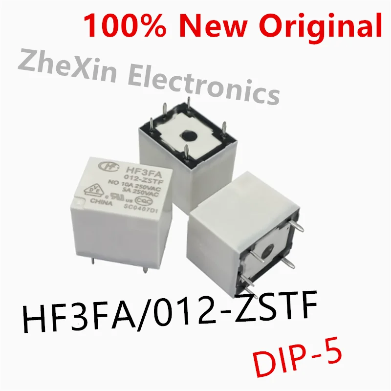 Фото 10 шт./лот HF3FA/012-ZSTF 、HF3FA/024-ZSTF 、HF3FA/005-ZSTF Новое оригинальное силовое реле HF3FA-005-ZSTF、HF3FA-012-ZSTF、HF3FA-024 №2