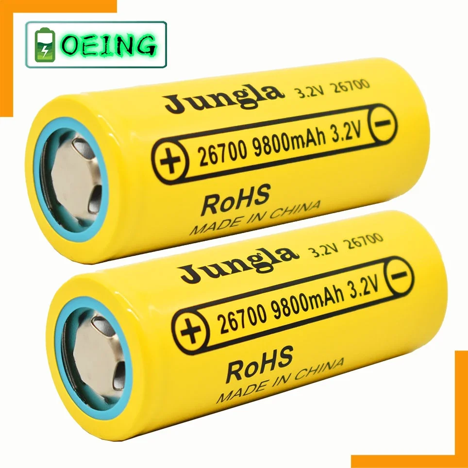 

3.2V 26700 9800mAh LiFePO4 Battery 3C Continuous Discharge Maximum 5C High power battery For Electric car scooter Energy storage