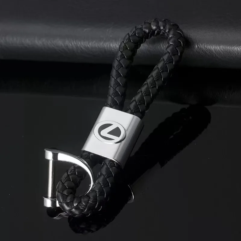 1Pc Car Braided Rope Keychain Gift Keyring Pendant For Lexus F SPORT ES RX NX LS UX LM LX GX LC RZ IS CT GS RC HS SC TX LBX