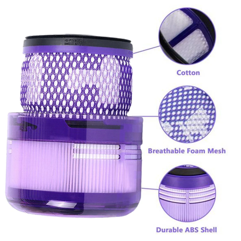 

Фильтр НЕРА Для Dyson SV19/ SV12 Omni-Glide, Сменные запасные части, моющийся фильтр, 3 шт.