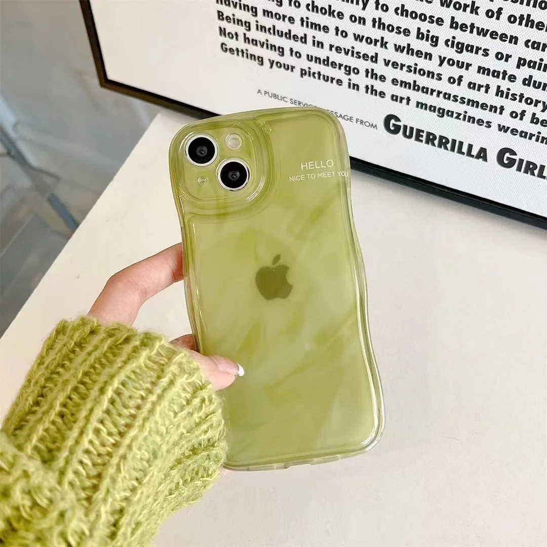 

Phone Case For iPhone 11 12 13 14 Pro Max 14 Plus Gradient Transparent Back Cover