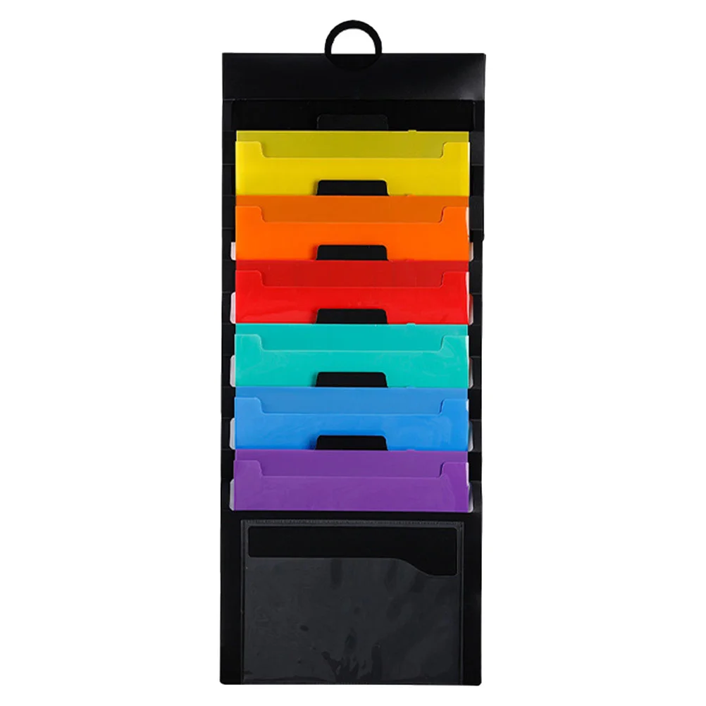 

File Folder Organizer Wall Accordion Expandingdocument Mount Expandable Holder Folders Pocket Messenger Over Slim Mail Briefcase