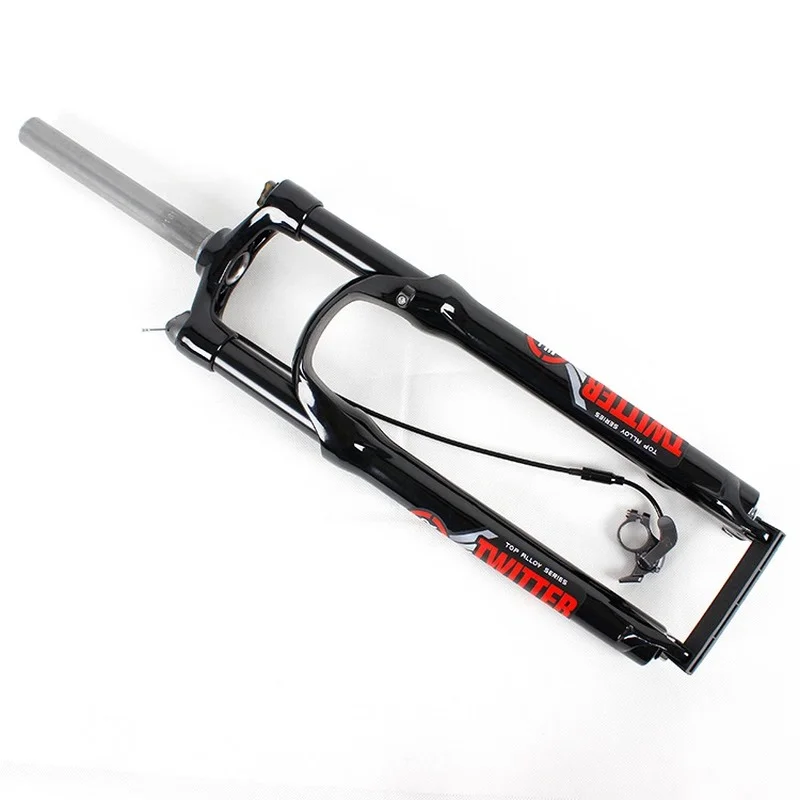 

TWITTER 100mm Travel 26 27.5 29er Oil and Gas Fork (Air Resilience/Oil Damping), bicycle front suspension fork suspension fork