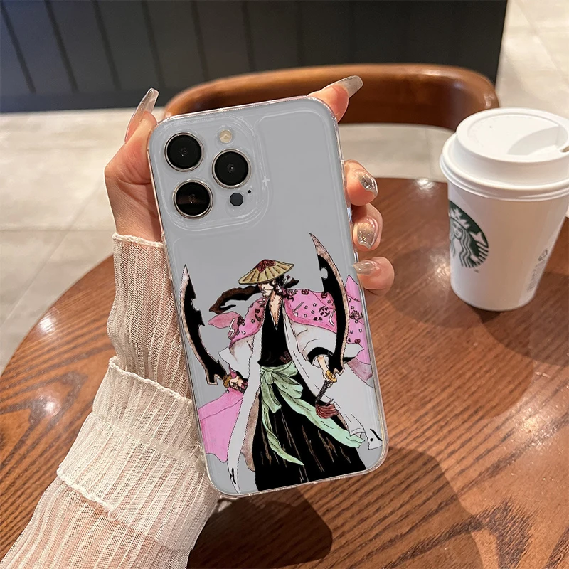 Мягкий чехол для телефона Bleach Kyoraku Shunsui для Xiaomi Redmi Note 13 14 15 Pro Plus 12 11S 11T 5G 10S 9S 4G, задняя крышка с рисунком (art.: 3920dbf5fcc5b) - 3920dbf5fcc5b