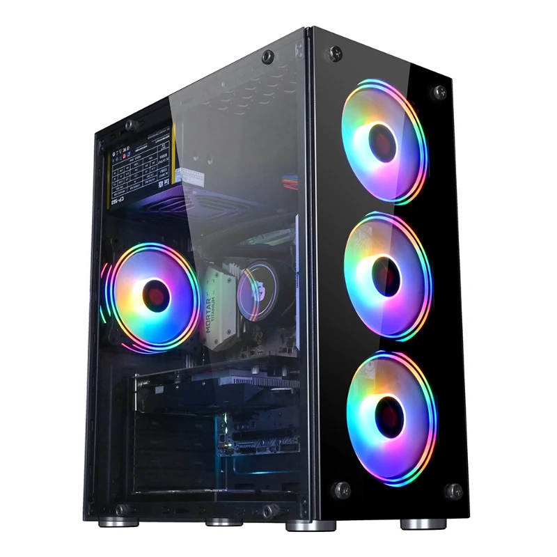 

2022 Latest Tower ATX Rgb Case Desktop Gabinete Gamer Gaming PC Cabinet Aluminum Itx Computer Case Cabinet