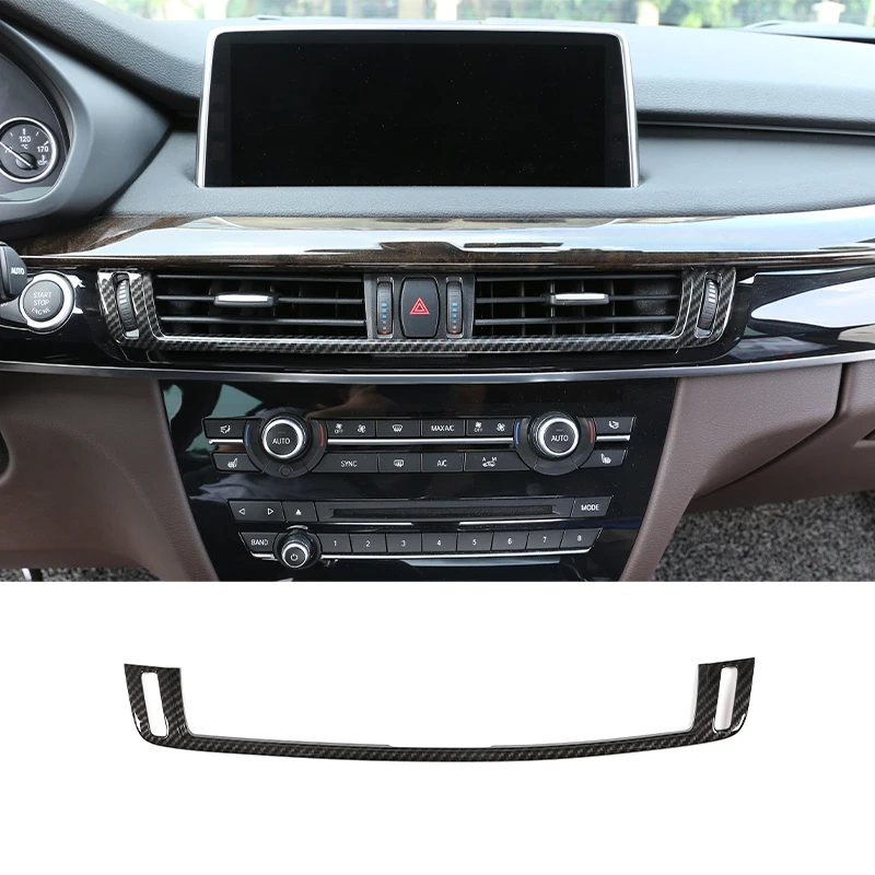 

Для BMW X5 F15 X6 F16 2014-2018, рулевое колесо, приборная панель, переключатель передач консоли, наклейка на панель, отделка салона автомобиля из углеродного волокна