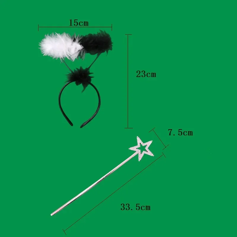 Повязки на голову с палочками ангела повязки голову-пачки наряд Хэллоуин