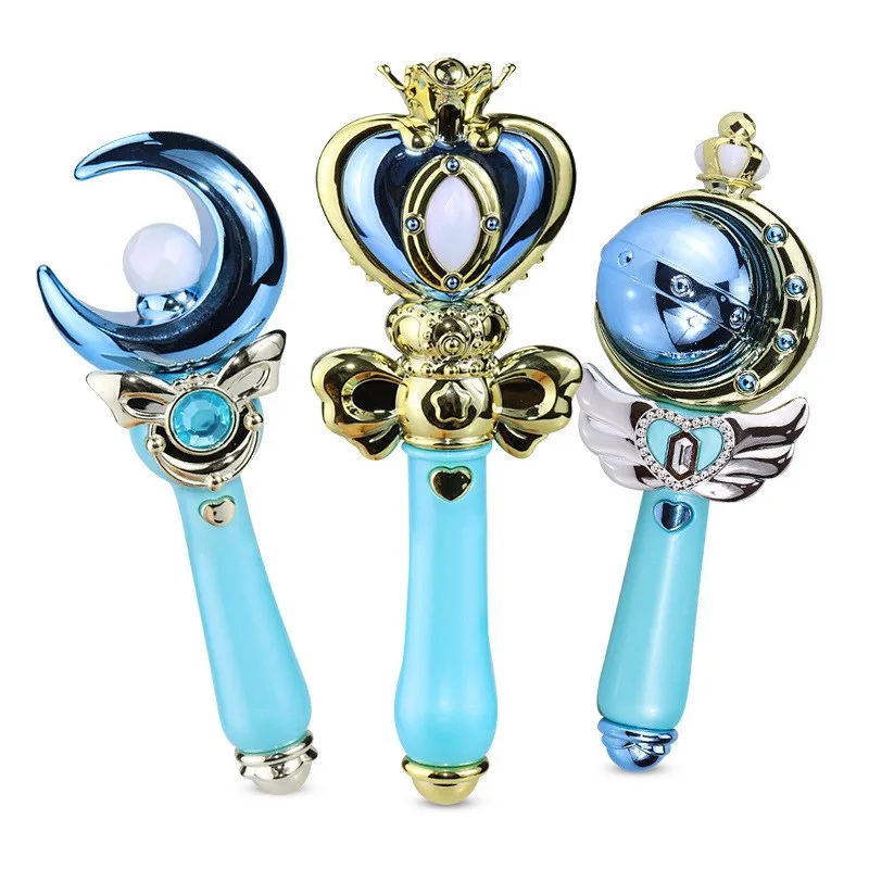 Moon Stick Spiral Heart Moon Rod Cutie Moon Rod wand figure toy Queen Serenity Henshin wAND Stick Rod cosplay props