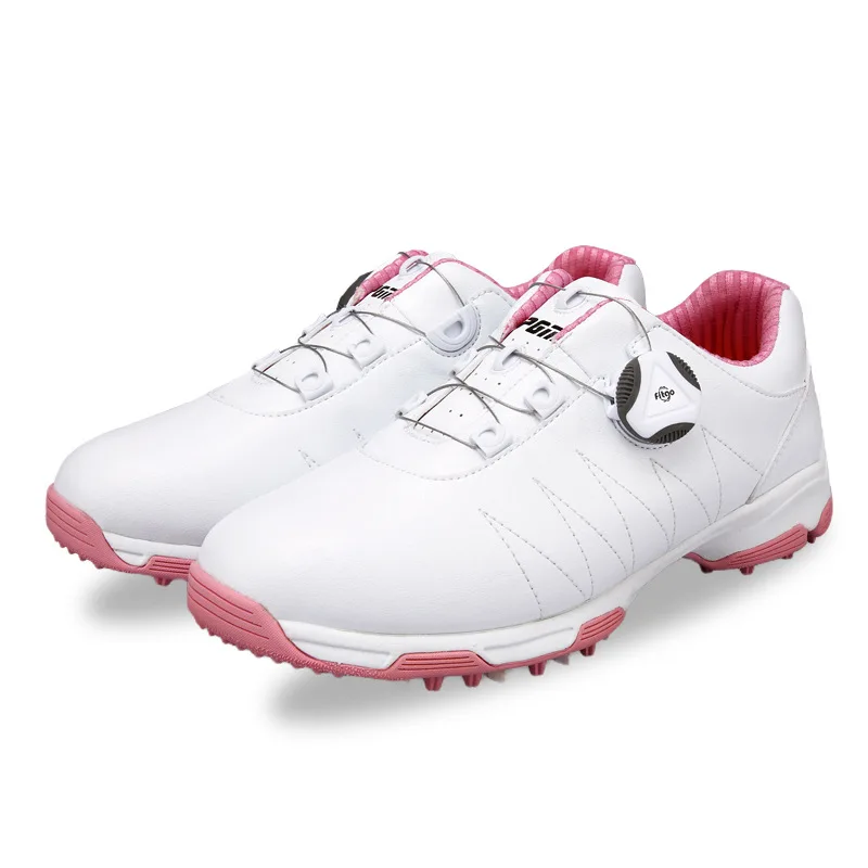 PGM Golf Shoes Women Waterproof Non-slip Microfiber Material Golf Sports Shoes