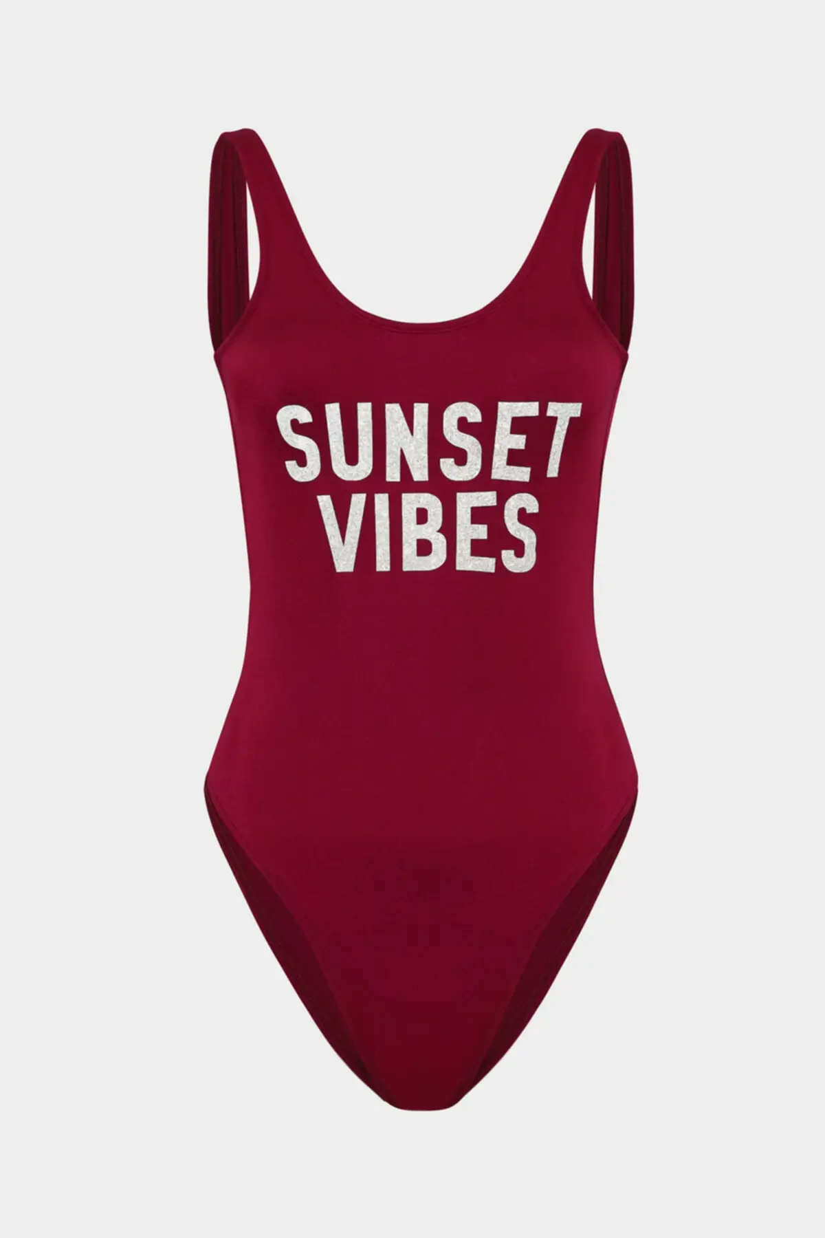 

Women's Swimsuit Sunset Vibes Slogan Push Up One Piece Swimwear Female Push Up Suit Monokini Brazilian Swimming Suits