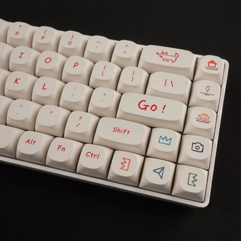 

Толстая ПБТ краска-SUB MA Keycap граффит белая краска-сублимация-для механической клавиатуры