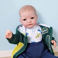 60cm reborn soft body cuddly tobiah boy doll lifelike soft touch genesis painted doll with visible veins