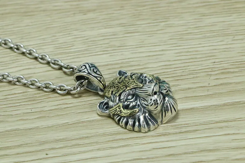 Оптовая продажа ожерелье Ло-фу Тау из стерлингового серебра Мужская подвеска