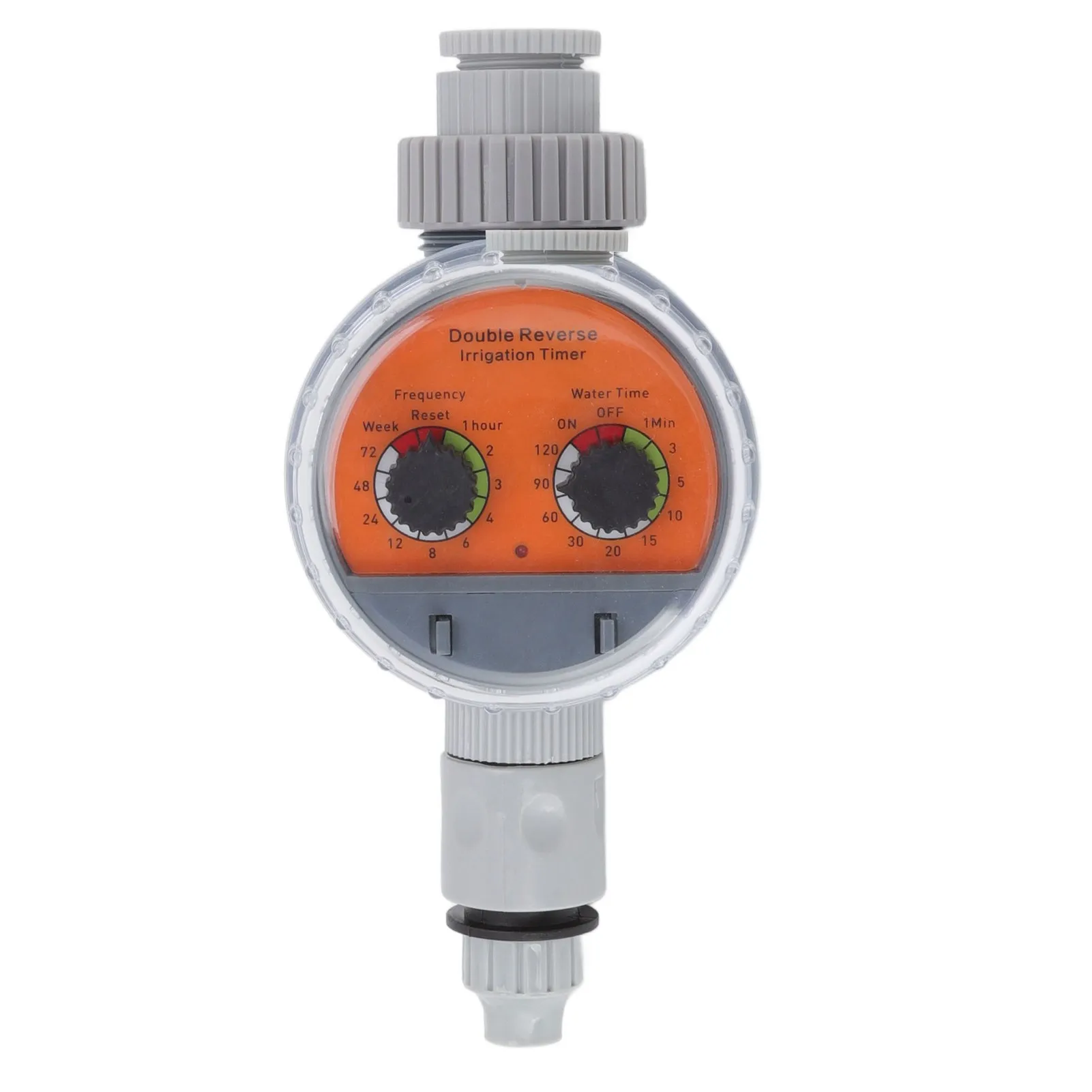 G1/2 Garden Irrigation Timer Dual Dial Ball Valve Waterproof Automatic Pressure Free Watering Controller For Courtyard Balcony