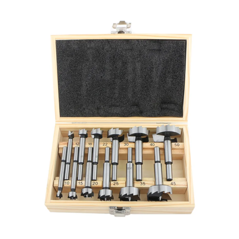 

Сверло Forstner, комплект из 12 насадок из высокоуглеродистой стали, с несколькими зубьями, для деревообработки