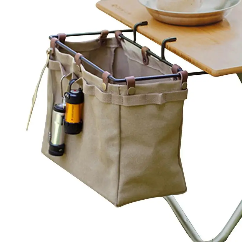 

Desk Bag Organizer For Camping Camping Storage Bag Desk Hang Pouch Bags Desktop Organizer Basket For Camping Accessories Picnic
