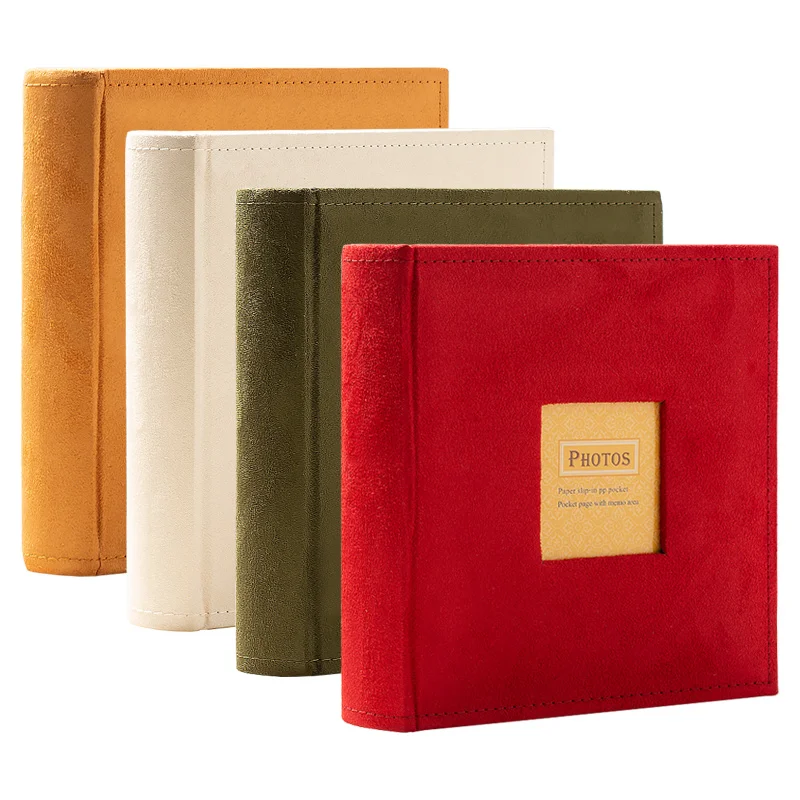 

1Pc Holds Photos Slip In Memo Photo Album Family Memory Notebook Picture Albums 200 Photos For Photographs Albums Book 4 Colors