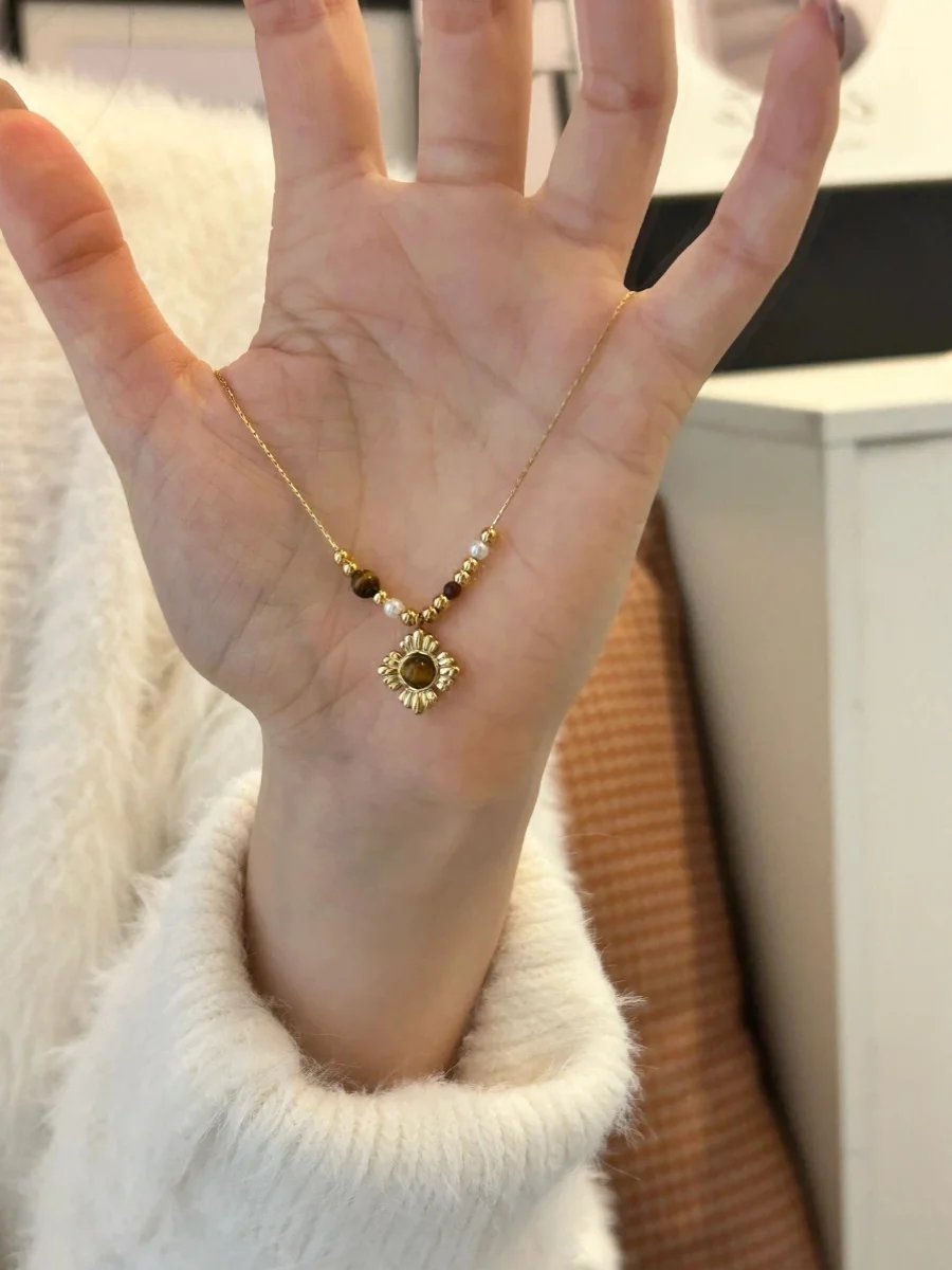 Весенняя атмосфера Western Sle Карамель Тигровый глаз Камень ~ Кофейный цвет Серия