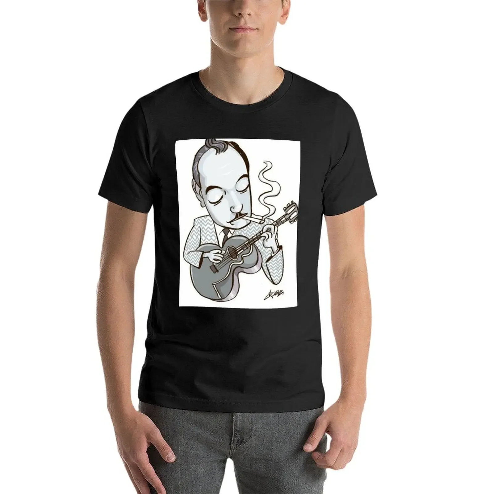 Футболка Django Reinhardt The Manouche Legend с короткими рукавами одежда в стиле хиппи мужская